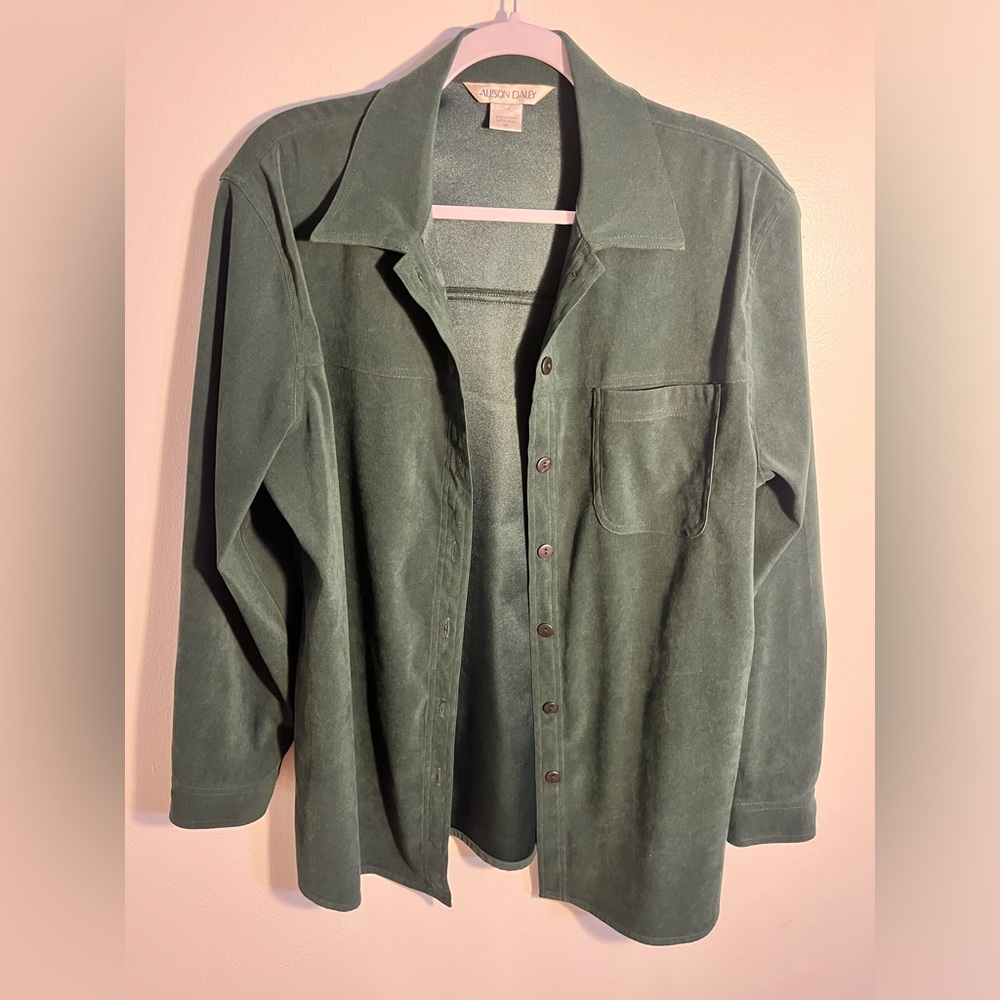 Alison Daley Green Button Down
